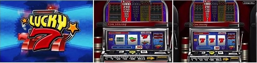 lucky 7 betsoft spilleautomat