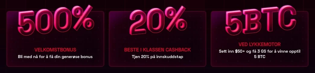 ybets casino bonuser