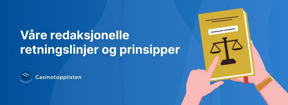 redaksjonelle retningslinjer og prinsipper