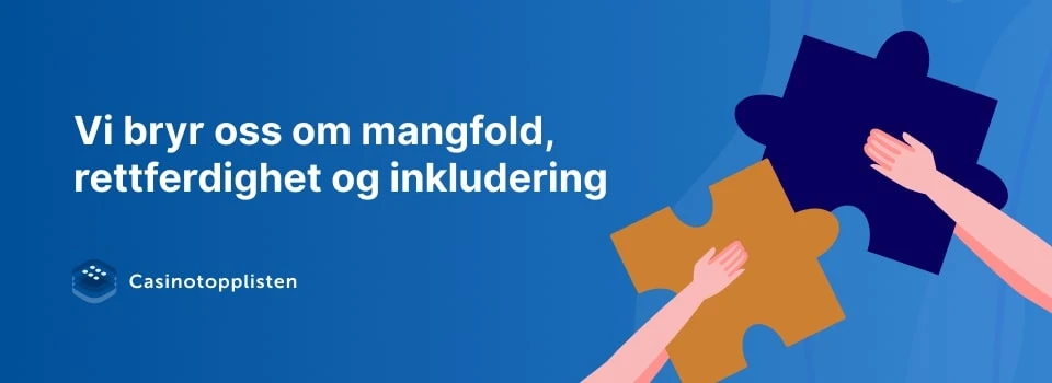 mangfold og inkludering hos casinotopplisten